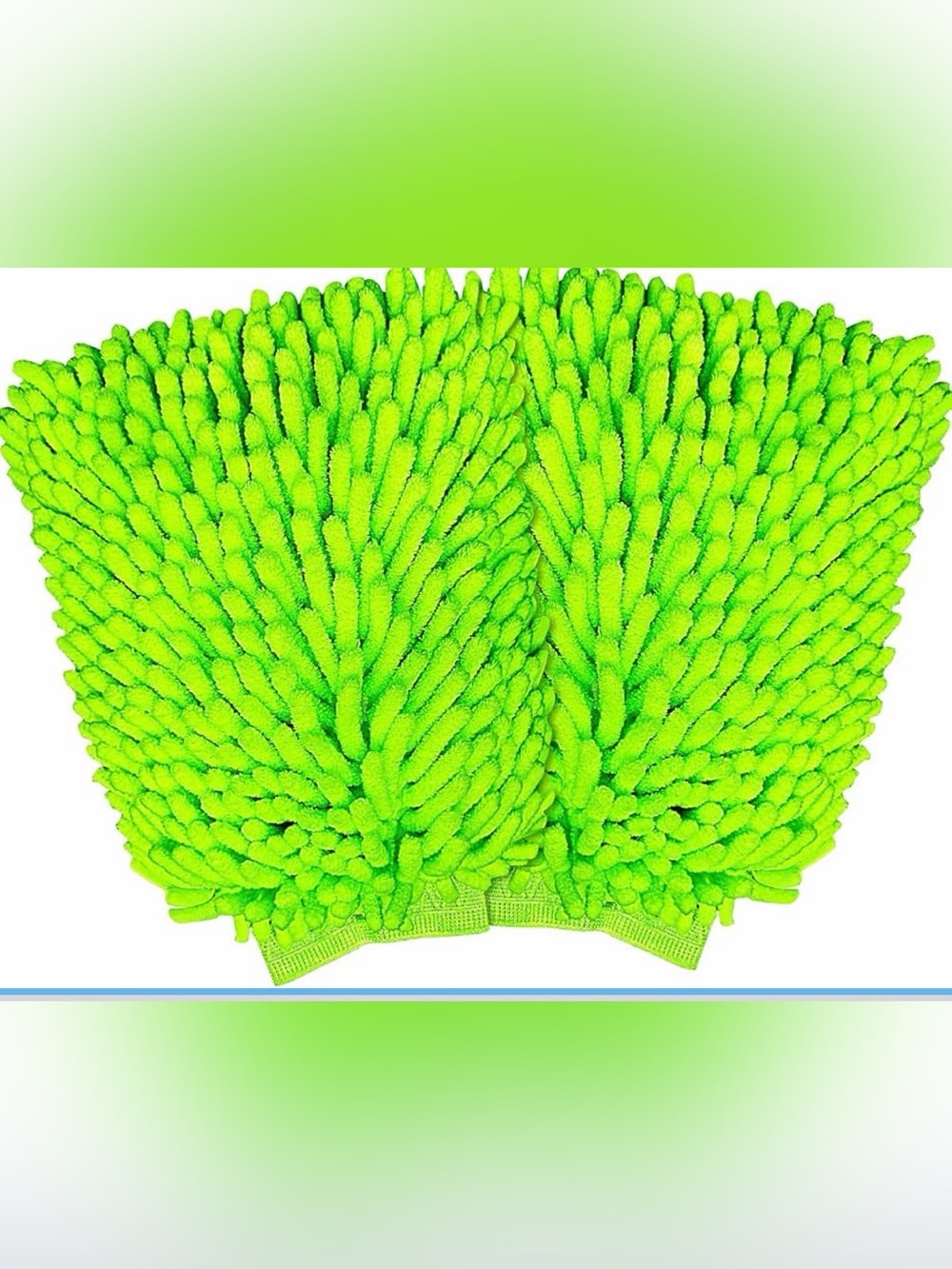 NWT Premium Chenille Microfiber Mitt Car Wash 🧼 Brush pair of 2
